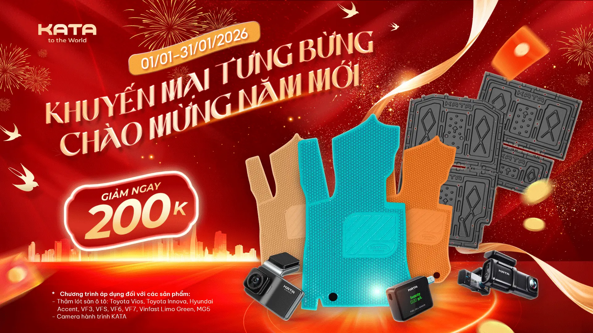 KATA Chương trình Khuyến Mãi Tết Tháng 01/2026