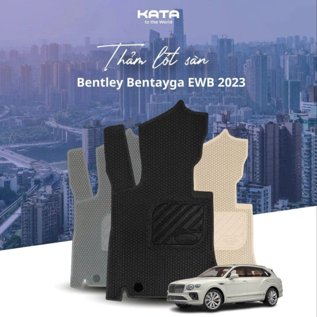 Thảm Lót Sàn Ô Tô Bentley Bentayga EWB 2023-2025