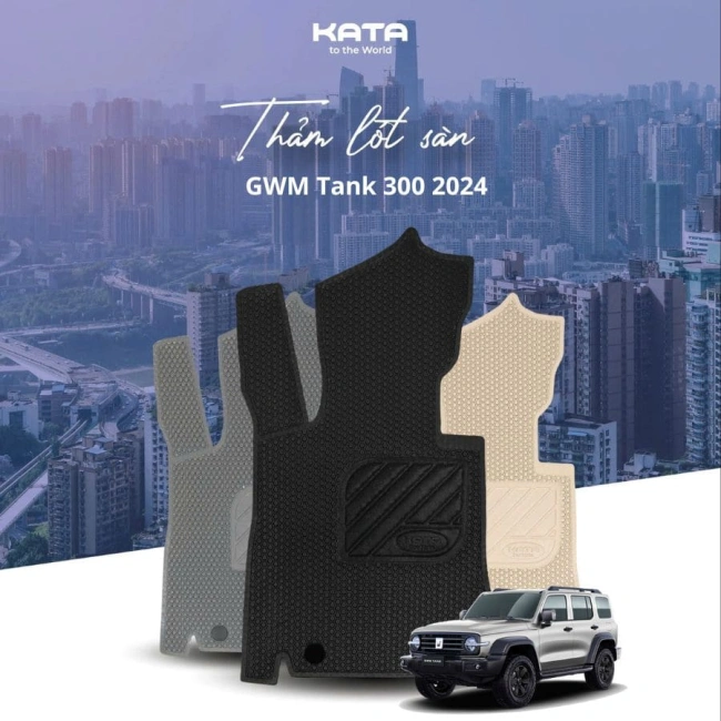 Thảm Lót Sàn Ô Tô GWM Tank 300 2025