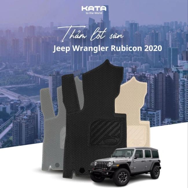 Thảm lót sàn ô tô Jeep Wrangler Rubicon