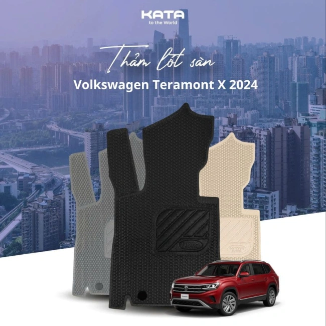 Thảm Lót Sàn Ô Tô Volkswagen Teramont X SUV 5 chỗ