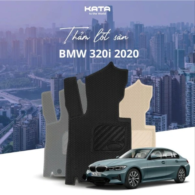 Miếng lót sàn ô tô cao cấp cho BMW 320i 2020-2025