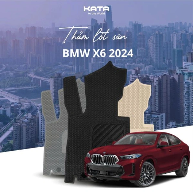 Thảm Lót Sàn Ô Tô BMW X6 2024-2025