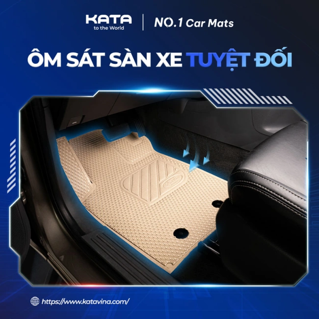 Thảm lót sàn ô tô KATA dành cho xe Vinfast Lux A2.0