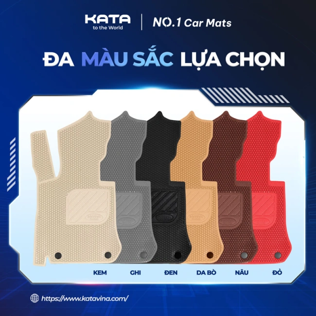 Thảm lót sàn ô tô KATA dành cho xe Vinfast Lux A2.0