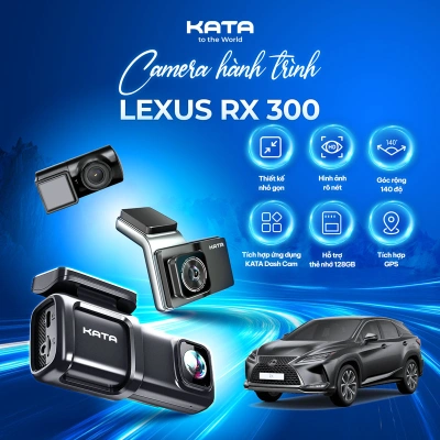 Bộ Camera Hành Trình Trước Sau Xe Lexus RX 300