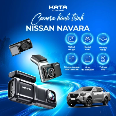 Camera Hành Trình KATA Xe Nissan Navara Chính Hãng KATA