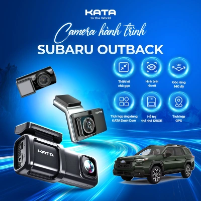 Bộ Camera Hành Trình Trước Sau Xe Subaru Outback
