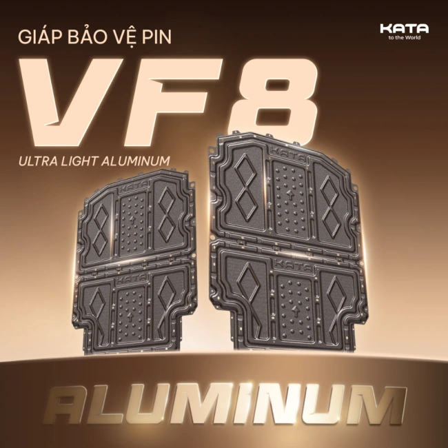 Giáp Bảo Vệ Pin VF8 | Tấm Ốp KATA Sơn Tĩnh Điện Chống Gỉ