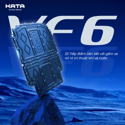 Giáp Bảo Vệ Pin Vinfast VF6 KATA Trọng Lượng Nhẹ