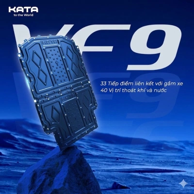 Tấm Giáp Bảo Vệ Pin VF9 KATA Kháng Nước Tuyệt Đối