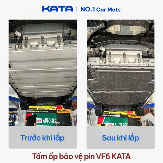 Giáp Bảo Vệ Pin Vinfast VF6 KATA Trọng Lượng Nhẹ