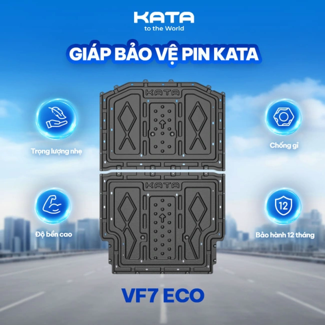 Giáp Bảo Vệ Pin Vinfast VF7 KATA Sơn Tĩnh Điện