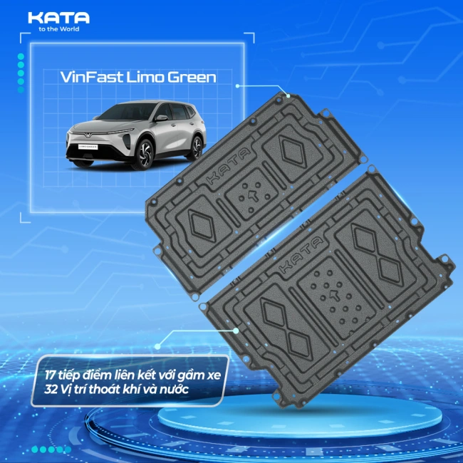 Giáp Bảo Vệ Pin Xe Vinfast Limo Green KATA