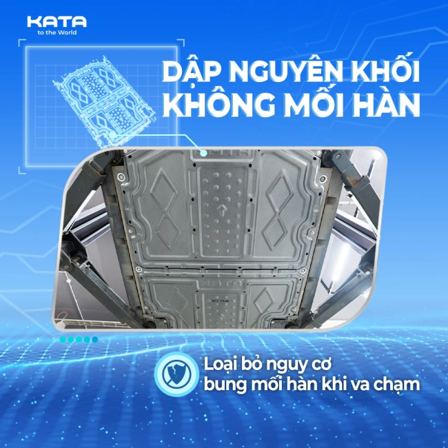 Giáp Bảo Vệ Pin VF8 | Tấm Ốp KATA Sơn Tĩnh Điện Chống Gỉ