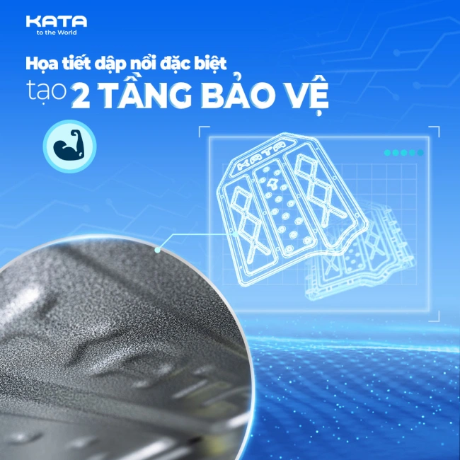 Giáp Bảo Vệ Pin VF8 | Tấm Ốp KATA Sơn Tĩnh Điện Chống Gỉ
