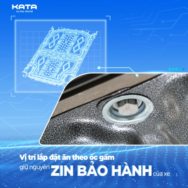 Tấm Giáp Bảo Vệ Pin VF5 KATA Nguyên Khối Không Mối Hàn