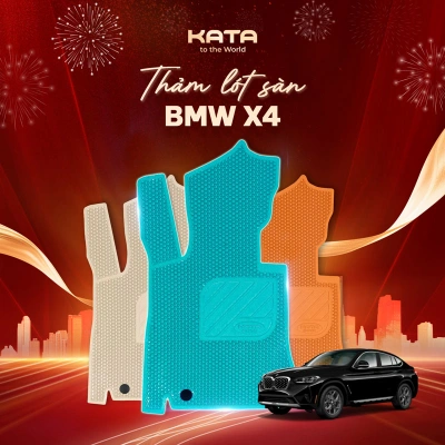 Thảm Lót Sàn Xe Ô Tô BMW X4 KATA Cao Cấp