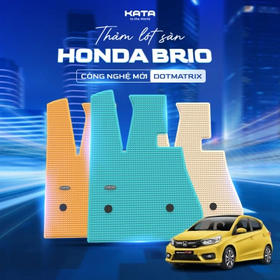 Thảm Lót Sàn Xe Ô Tô KATA Dành Cho Xe Honda Brio