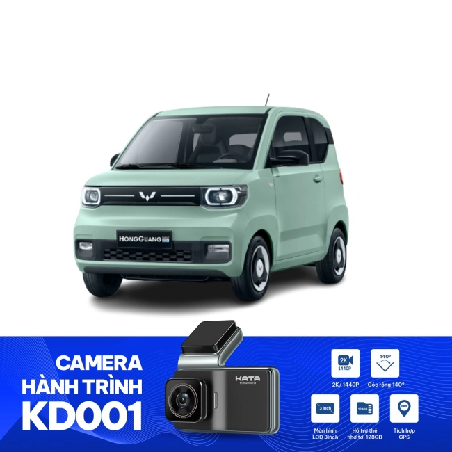 Camera Hành Trình KD001 Cho Xe Wuling HongGuang Mini EV