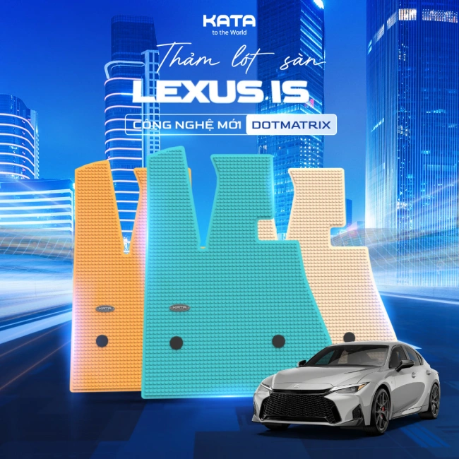 Thảm lót sàn ô tô Lexus IS 2021