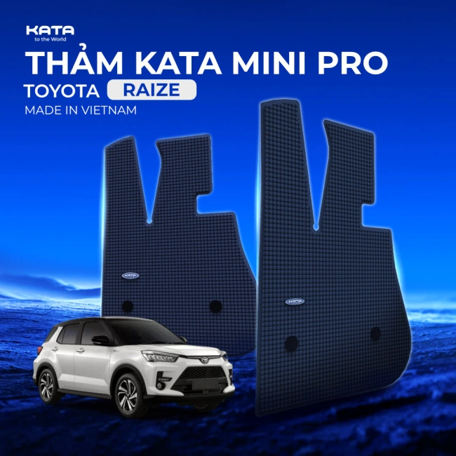 Thảm Lót Sàn Ô Tô KATA Cho Xe Toyota Raize 2021-2026