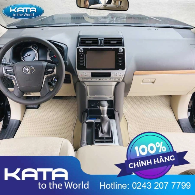 Thảm Lót Sàn Xe Ô Tô KATA Dùng Cho Xe Toyota Cruiser Prado