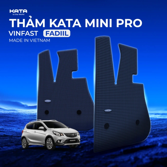 Thảm Lót Sàn Ô Tô KATA Dùng Cho Xe VinFast Fadil Cao Cấp