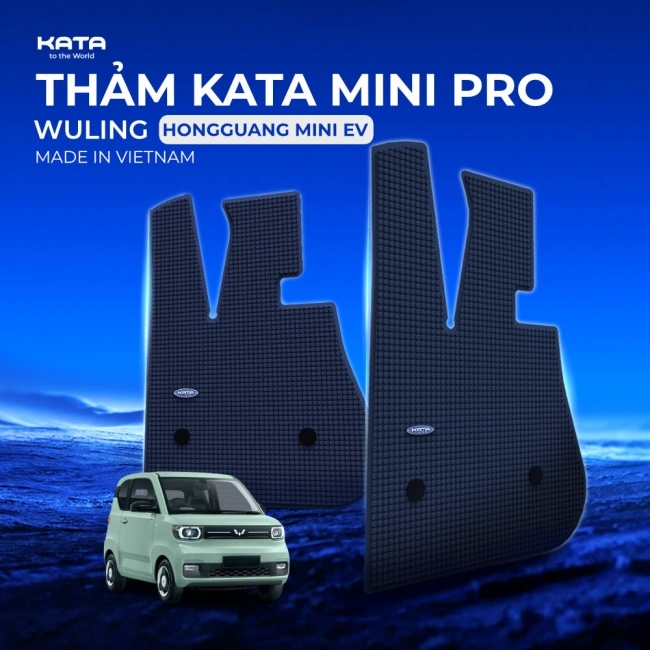 Thảm Lót Sàn Ô Tô KATA Cho Xe Wuling HongGuang Mini EV