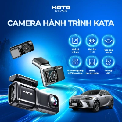 Camera hành trình Lexus RX350 KATA ghi hình sắc nét hiện đại