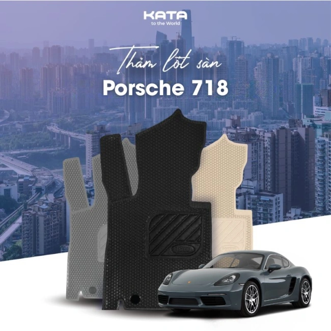 Thảm lót sàn ô tô Porsche 718