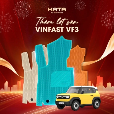 Thảm Lót Sàn Ô Tô KATA Dành Cho Xe VinFast VF3