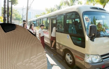 Thảm lót sàn ô tô xe đưa đón học sinh nào an toàn mà chất lượng nhất?