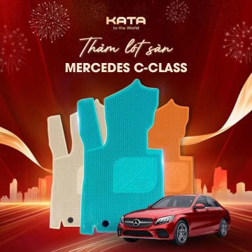 Thảm Lót Sàn Ô Tô Mercedes C-Class 2022