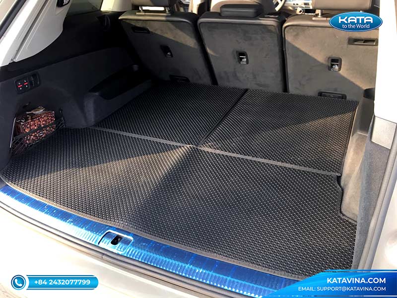 Thảm lót sàn ô tô Audi Q7 lót cốp và ốp lưng