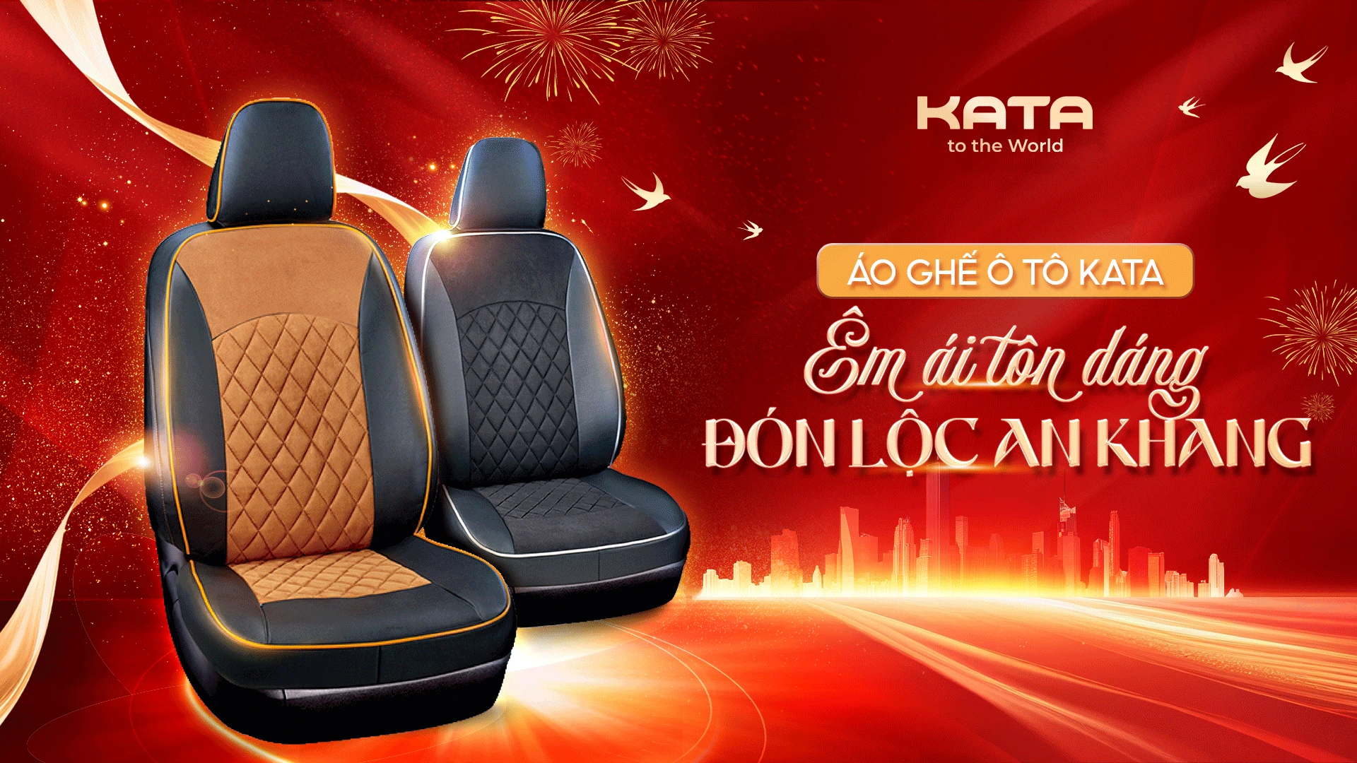 Áo Ghế KATA Chúc mừng năm mới 2026