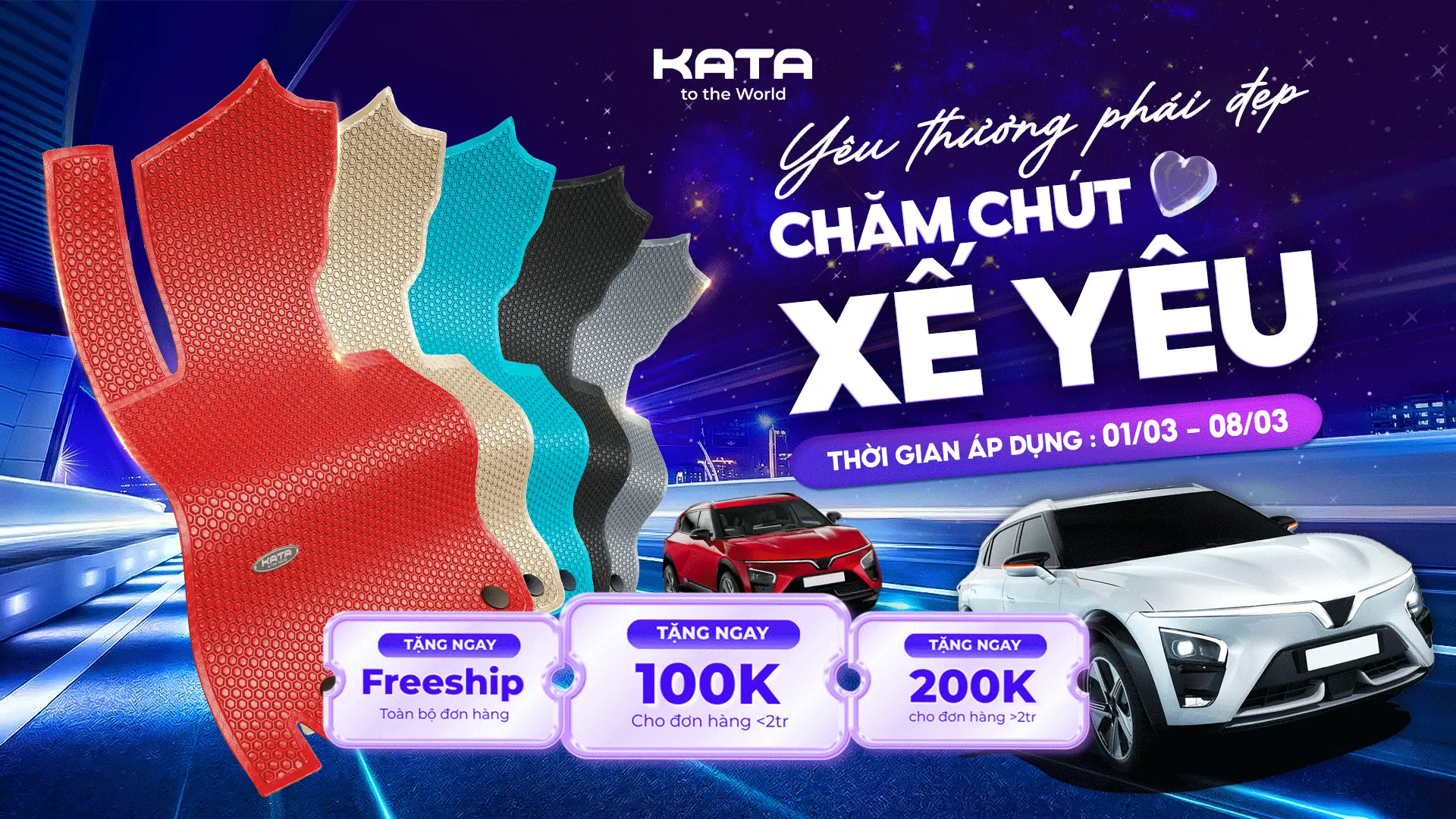 KATA Chương Trình cho Chị Em 08/03/2026