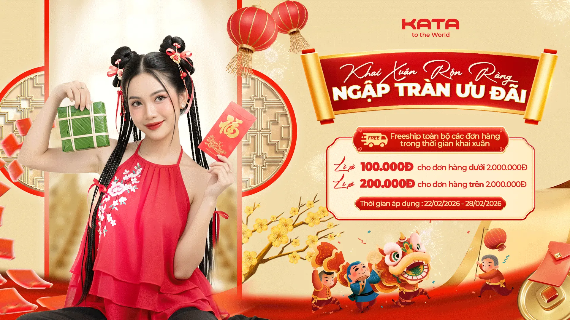 KATA lì xì Tết Xuân 2026