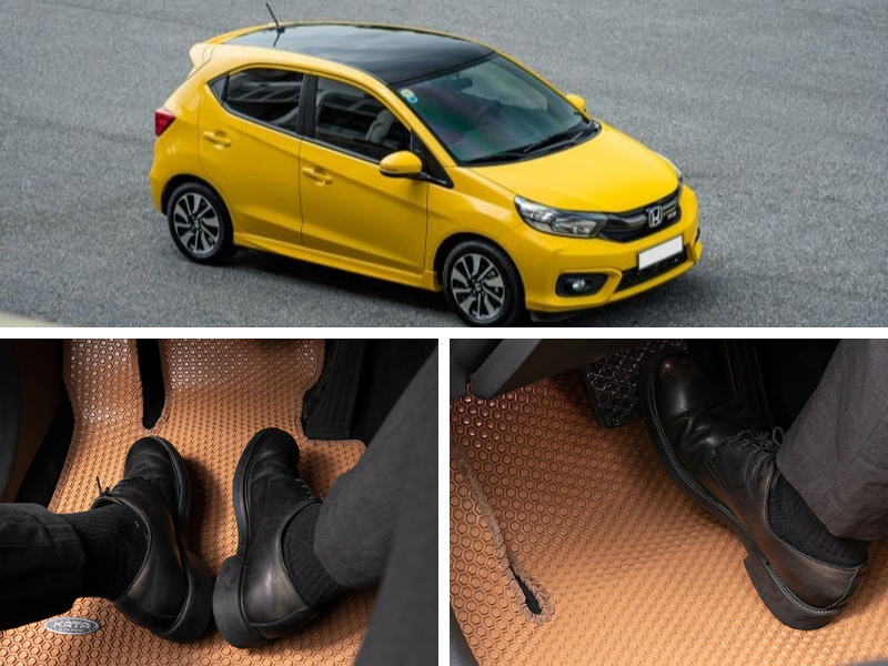 Thảm lót sàn xe Honda Brio có độ bền 10 năm