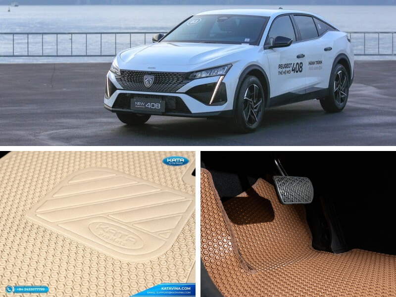 Thảm lót KATA hạn chế tiếng ồn cho xe Peugeot 408