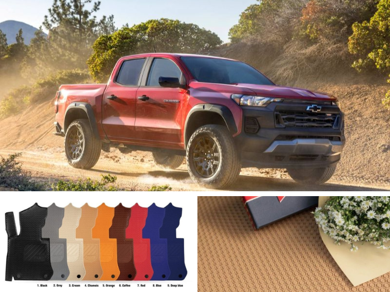 Thảm lót sở hữu thiết kế thông minh, kích cỡ vừa khít sàn xe