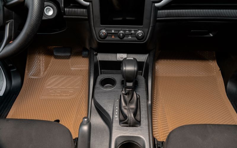 Thiết kế thảm lót sàn họa tiết lục lăng sang trọng