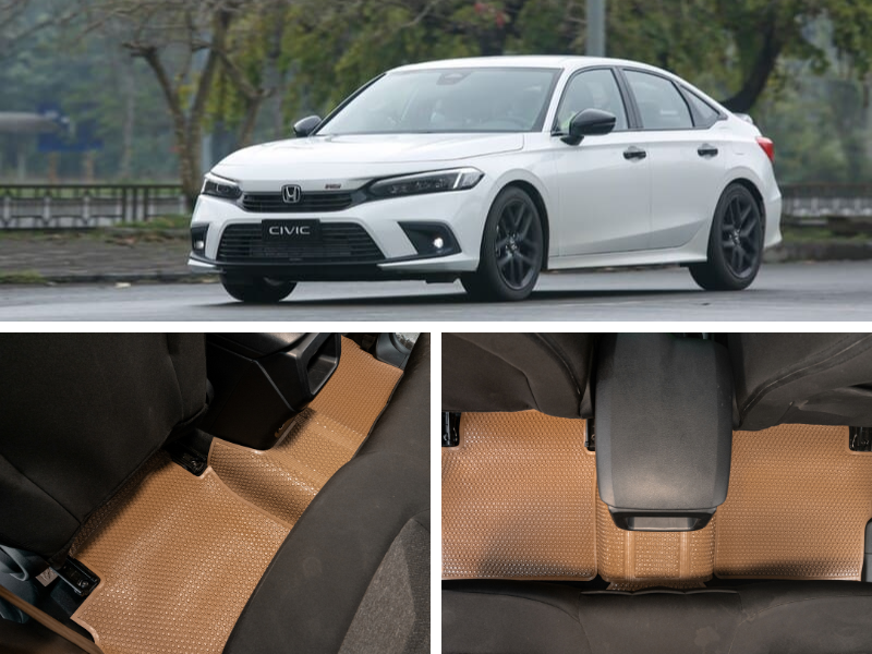 Thảm Honda Civic vừa vặn sàn xe