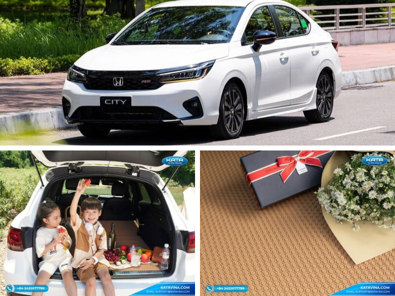 Thảm lót sàn ô tô KATA có khả năng chịu được nhiệt độ cao, không bị biến dạng