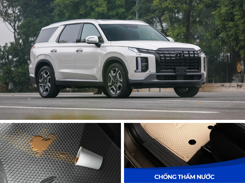 Thảm lót sàn ô tô KATA vệ sinh nhanh chóng, dễ dàng