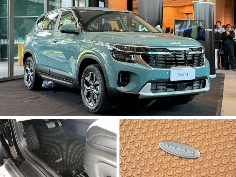 Ảnh thực tế thảm lót sàn ô tô Kia Seltos