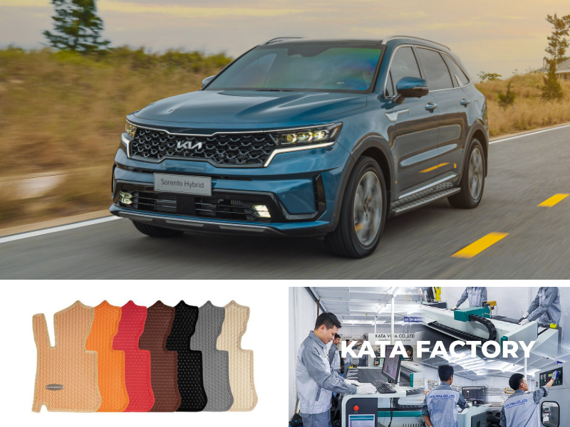 Công nghệ sản xuất thảm lót sàn ô tô Kia Sorento hiện đại