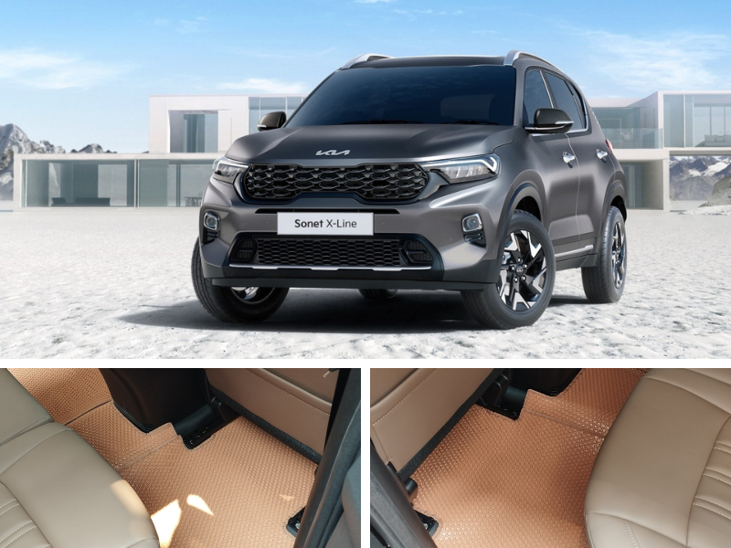 Thảm lót sàn ô tô Kia Sonet đồng hành cùng mọi nhà