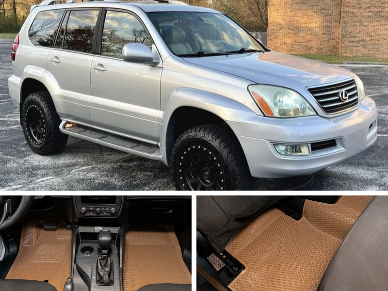 Thảm lót Lexus GX470 không mùi độc hại
