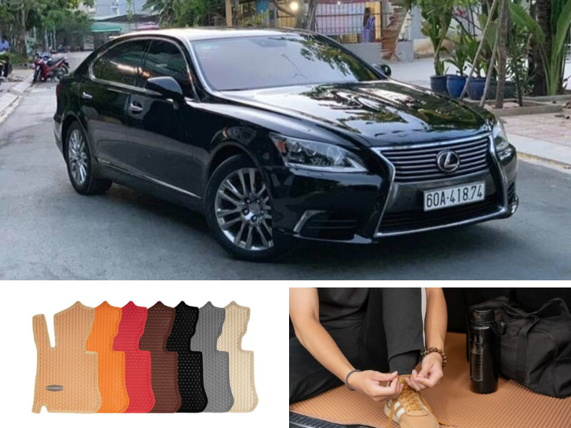 Thảm lót sàn ô tô KATA, sản phẩm phù hợp cho sàn xe Lexus LS460L